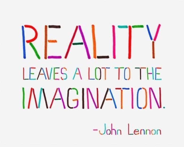 Reality lrsves a lot to the imagination!